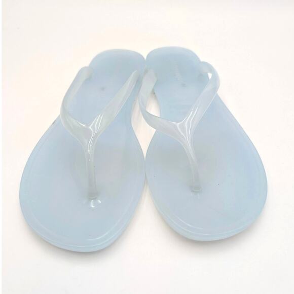 Jeffrey Campbell Beach Day Jelly Flip Flop Sandals Women's Blue Size US8 EU39 - Picture 2 of 10